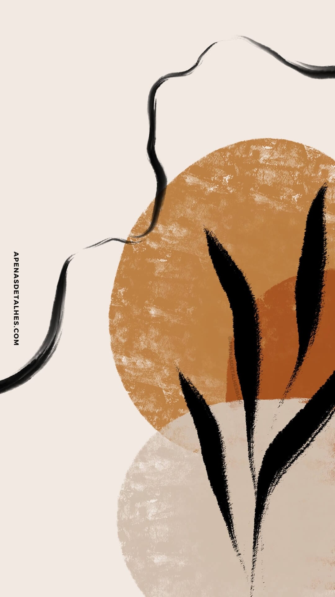 Papel de parede para celular estilo modern boho