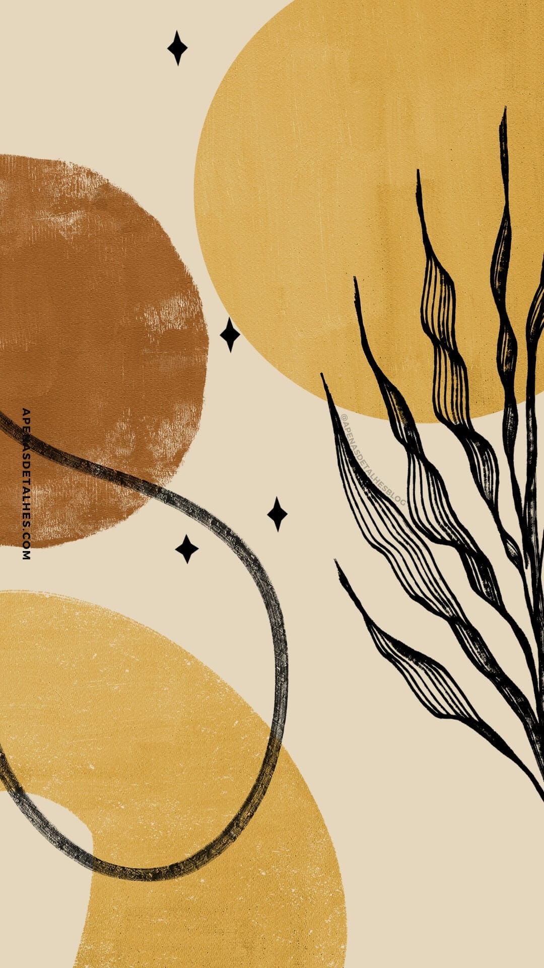 Papel de parede para celular estilo modern boho