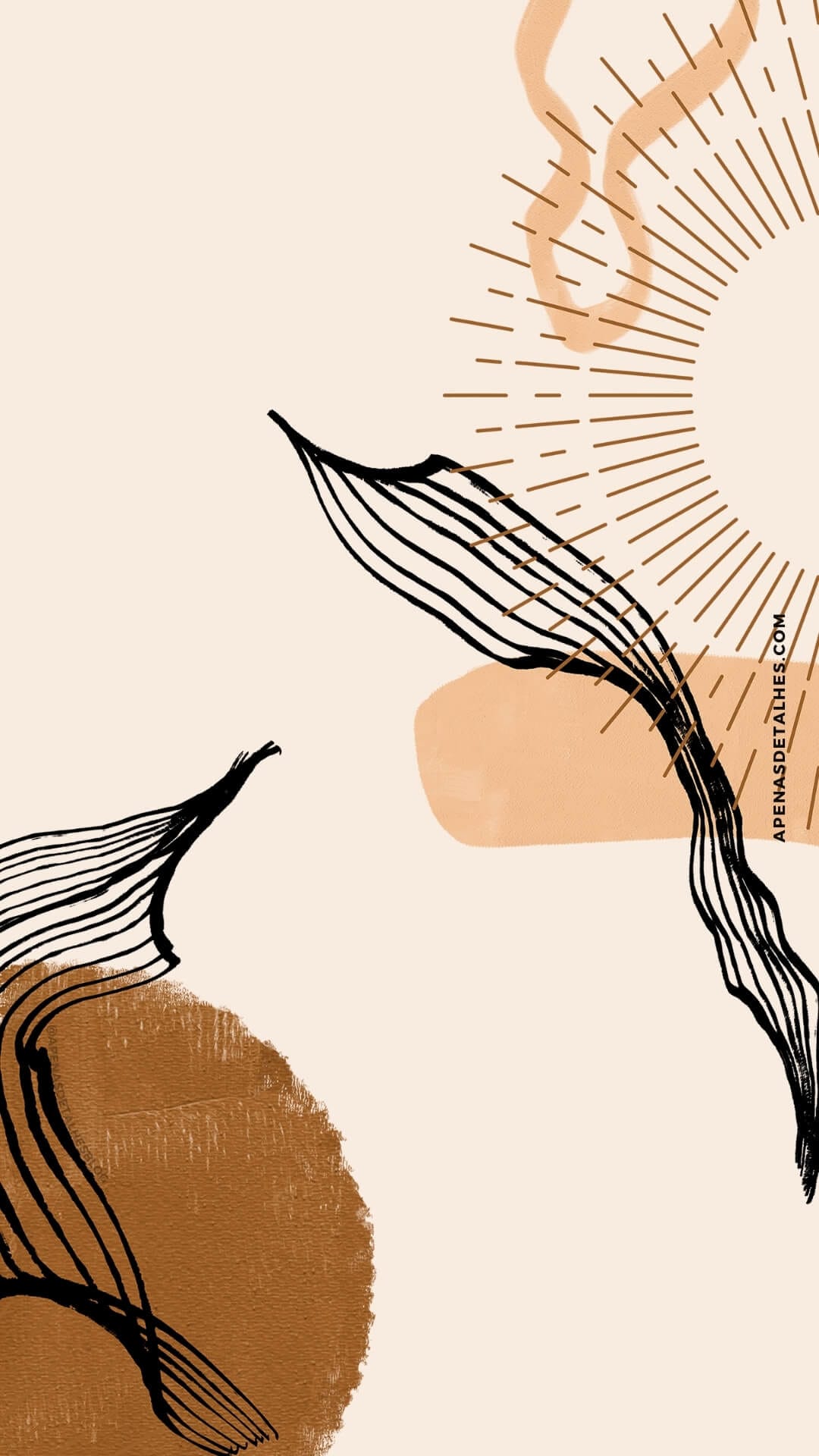 Wallpaper para celular estilo modern boho