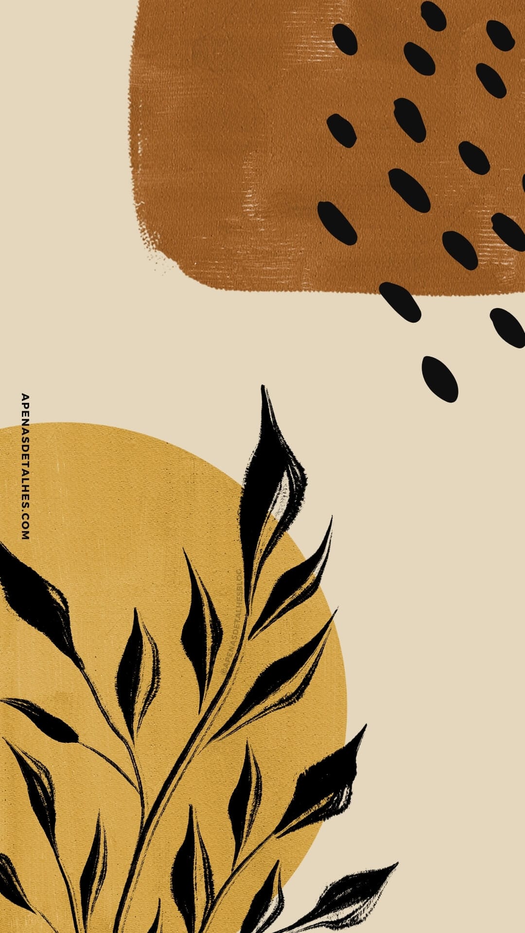 Wallpaper para celular estilo modern boho