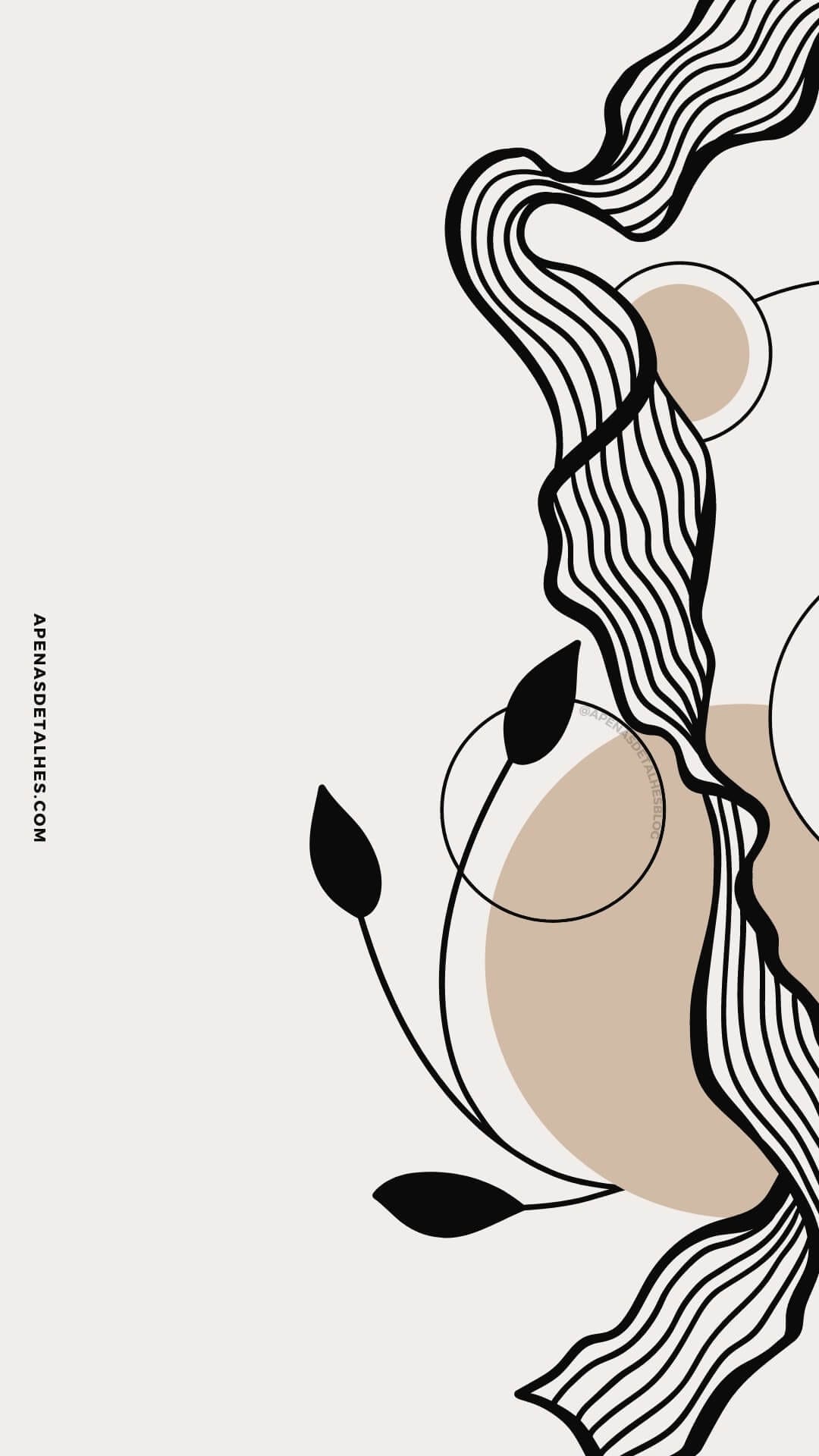 Papel de parede minimalista