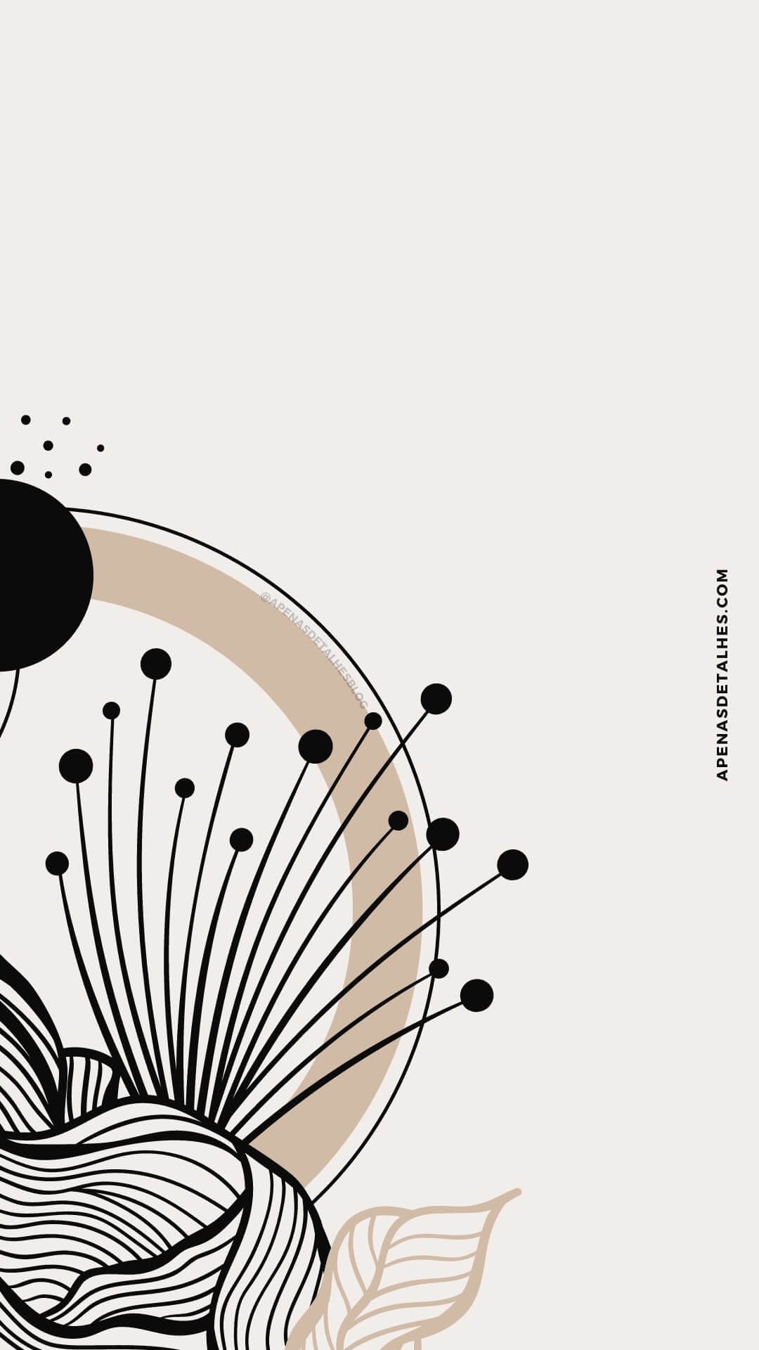 Papel de parede minimalista