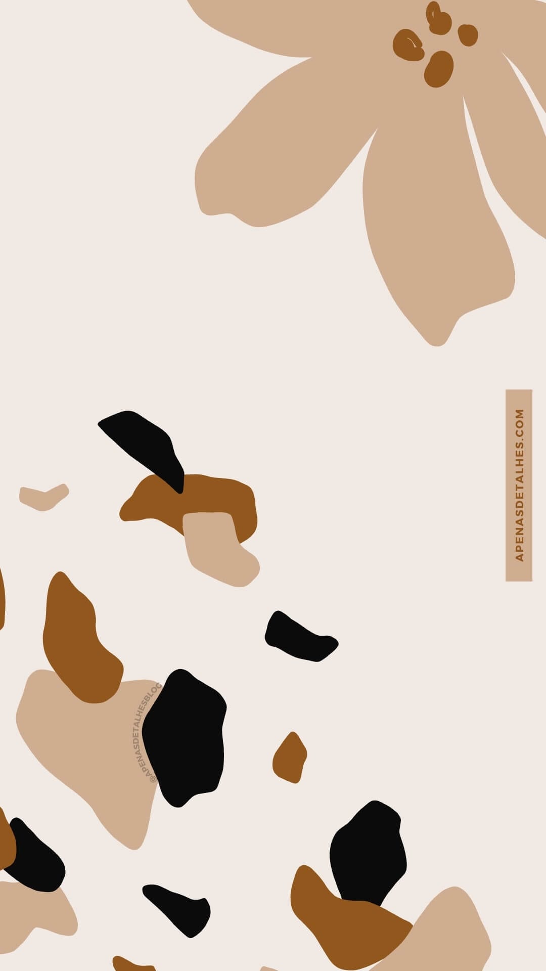 Papel de parede feminino tropical vibes