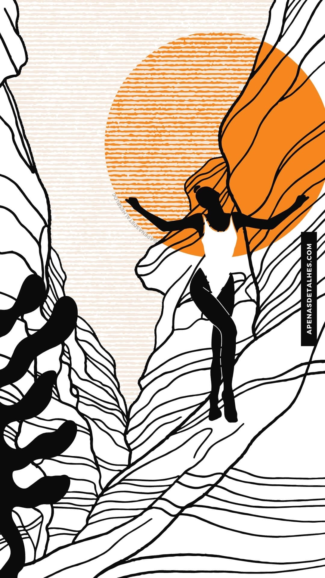 Papel de parede feminino tropical vibes