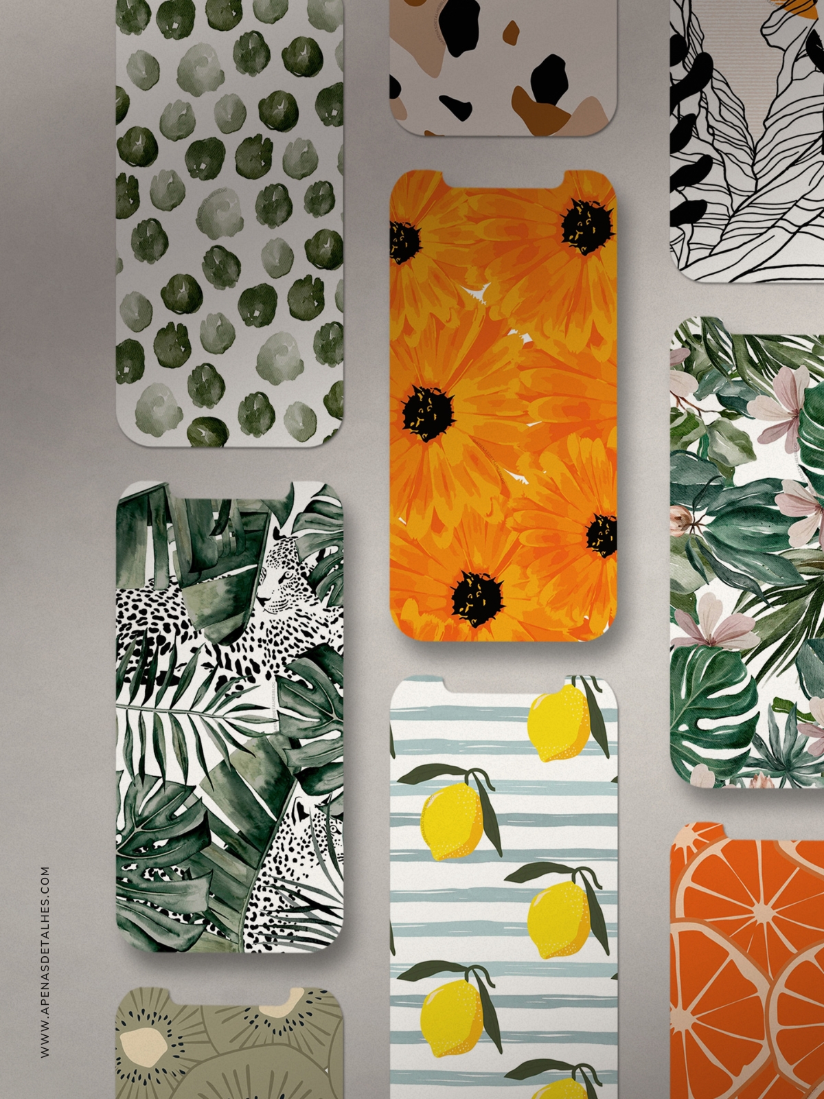Wallpapers para celular feminino grátis - Coleção Tropical Vibes